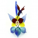 Колибри на цветке орхидеи - Вид 2