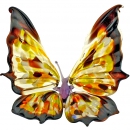 Бабочка из цветного стекла
