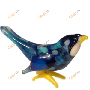Синяя птица из стекла