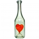 Сердце из стекла в бутылке - вид 1