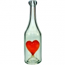 Сердце из стекла в бутылке - вид 3