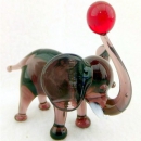 Подарок из стекла Слон с мячом - Вид 1
